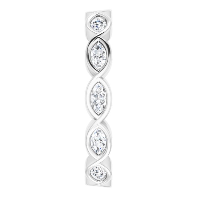 5/8 CTW Natural Diamond Eternity Band, 3.39 mm