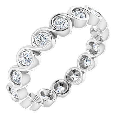 7/8 CTW Natural Diamond Eternity Band, 4.01 mm