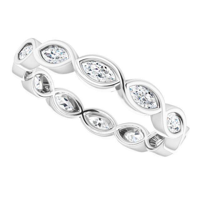 5/8 CTW Natural Diamond Eternity Band, 3.39 mm