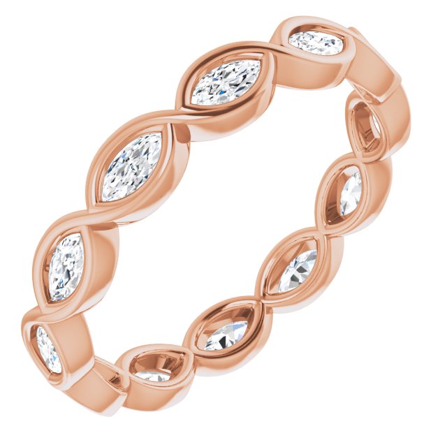 5/8 CTW Natural Diamond Eternity Band, 3.39 mm