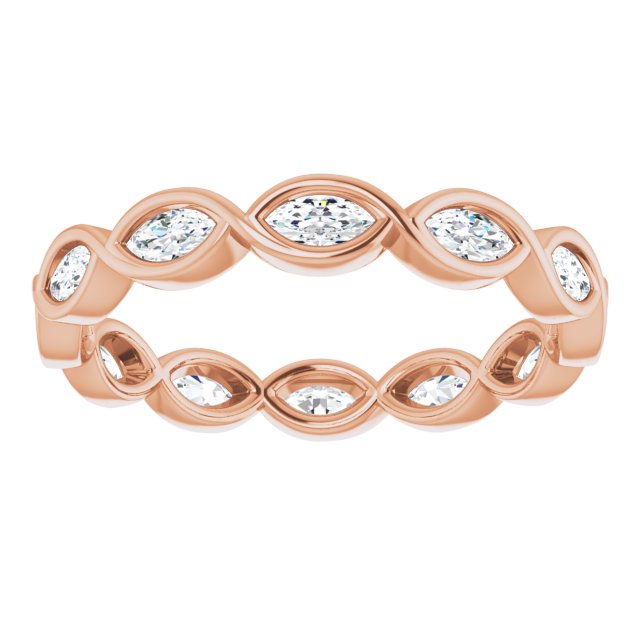 5/8 CTW Natural Diamond Eternity Band, 3.39 mm