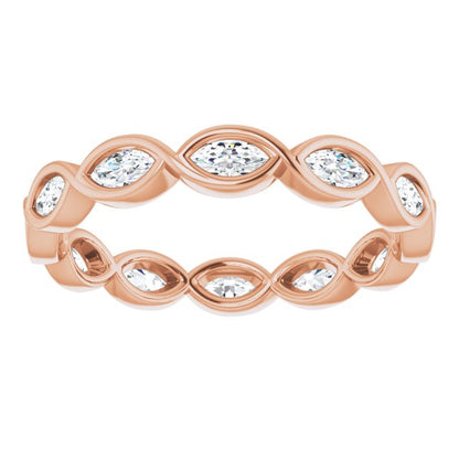 5/8 CTW Natural Diamond Eternity Band, 3.39 mm