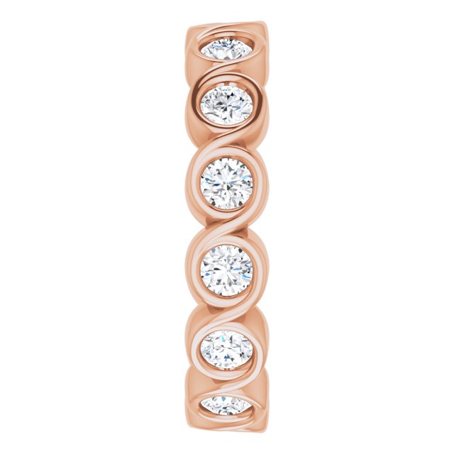 1 1/5 CTW Natural Diamond Eternity Band, 4.69 mm