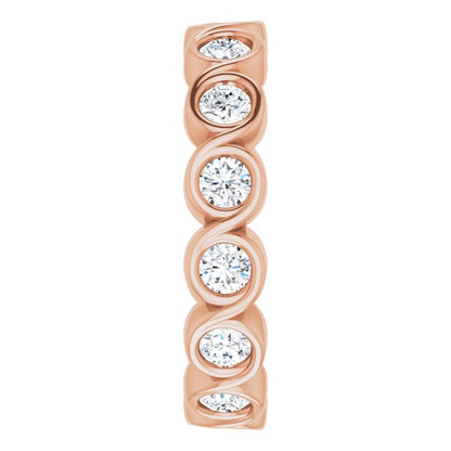 1 1/5 CTW Natural Diamond Eternity Band, 4.69 mm