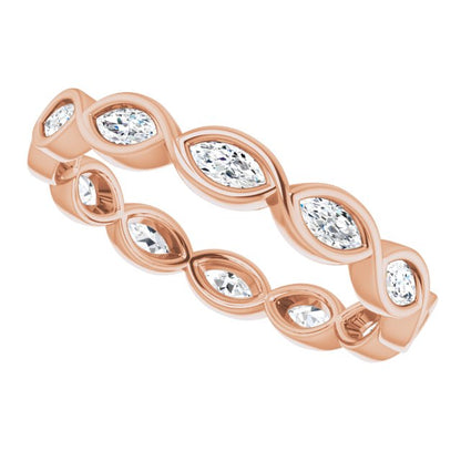 5/8 CTW Natural Diamond Eternity Band, 3.39 mm