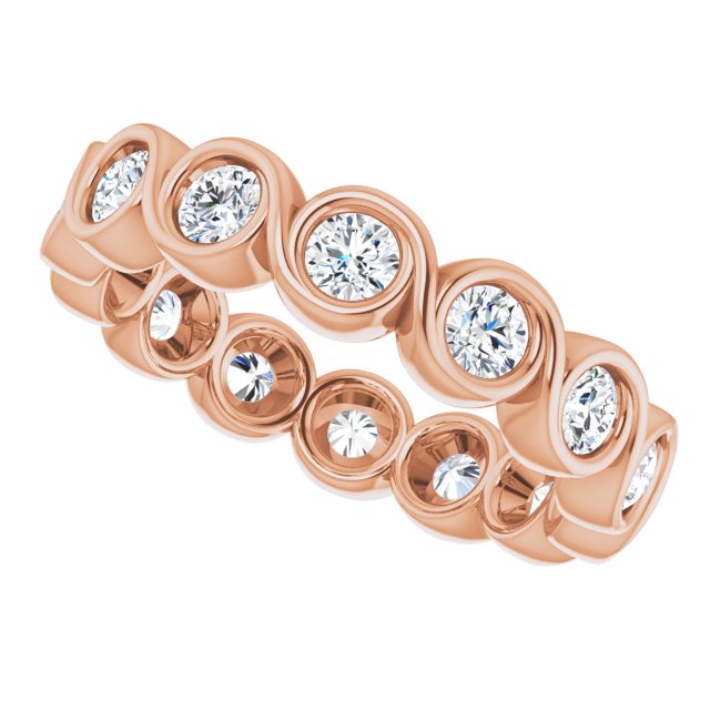 1 1/5 CTW Natural Diamond Eternity Band, 4.69 mm