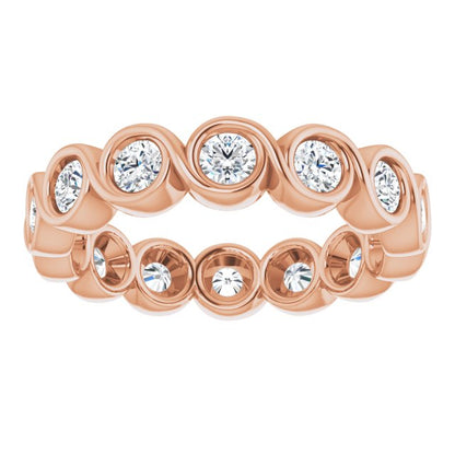 1 1/5 CTW Natural Diamond Eternity Band, 4.69 mm