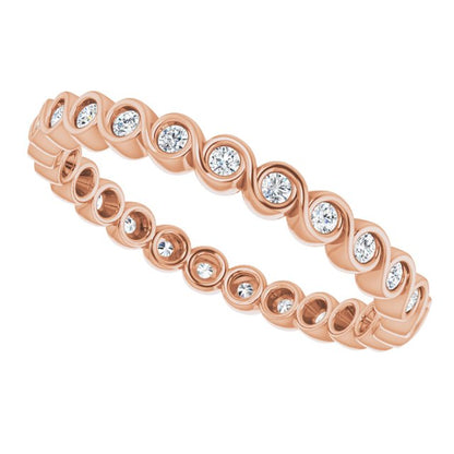 1/3 CTW Natural Diamond Eternity Band, 2.66 mm