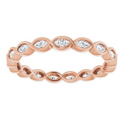 3/8 CTW Natural Diamond Eternity Band, 2.59 mm