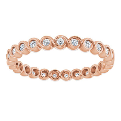 1/3 CTW Natural Diamond Eternity Band, 2.66 mm