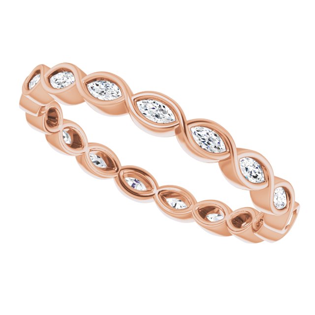 3/8 CTW Natural Diamond Eternity Band, 2.59 mm