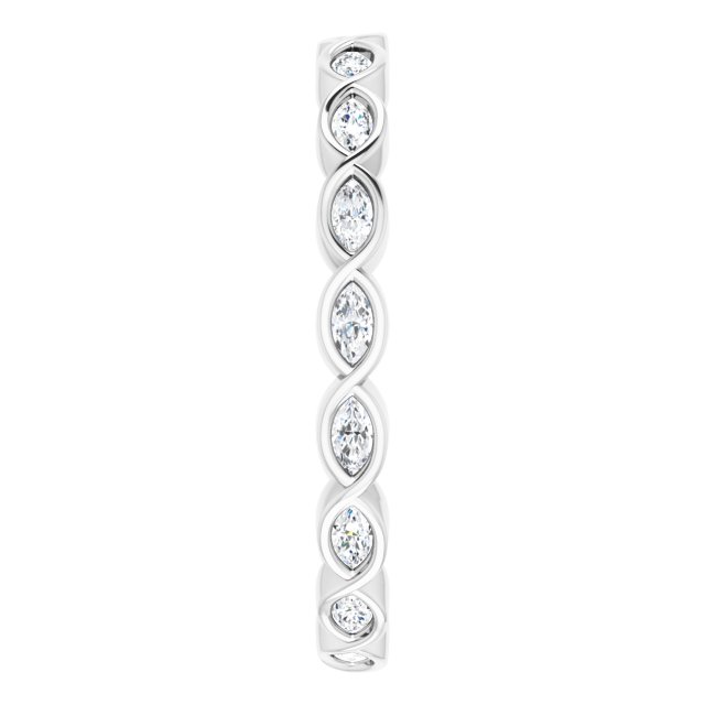 3/8 CTW Natural Diamond Eternity Band, 2.59 mm