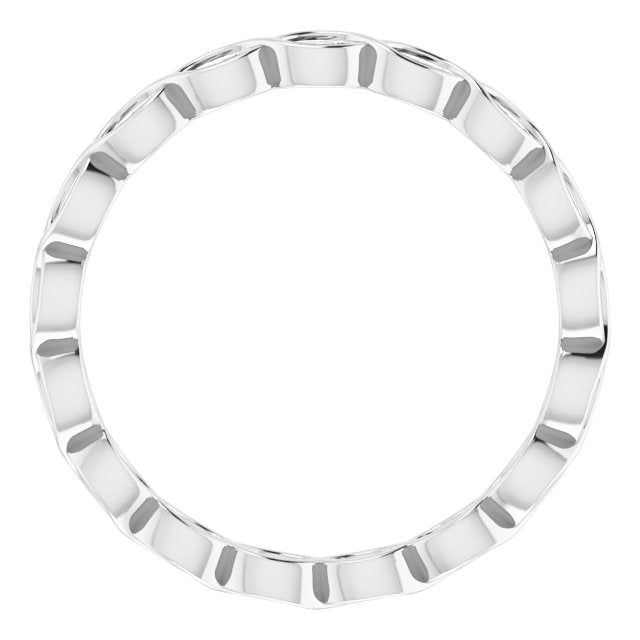 3/8 CTW Natural Diamond Eternity Band, 2.59 mm
