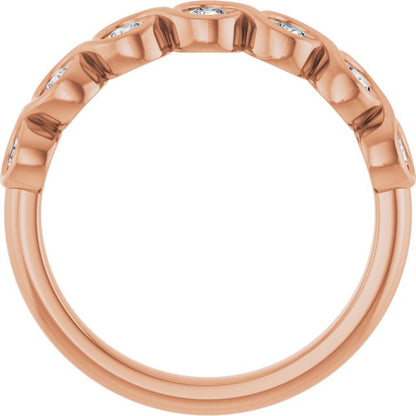 3/8 CTW Natural Diamond Anniversary Band, 2.48 mm