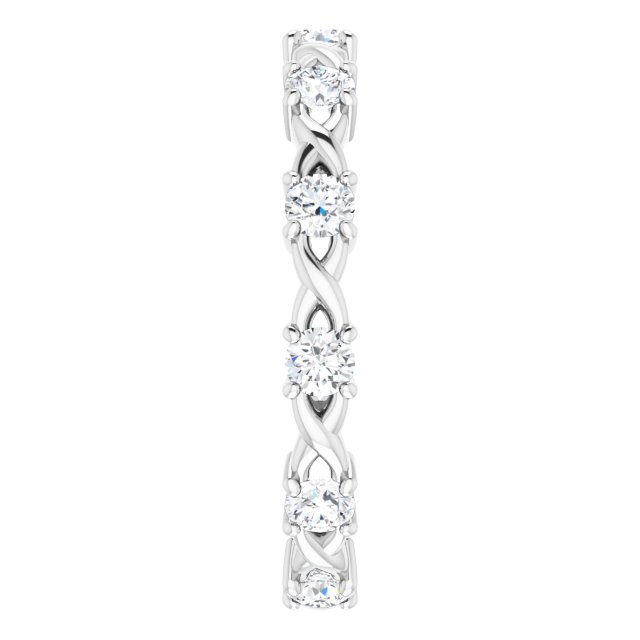 5/8 CTW Natural Diamond Eternity Band, 3.18 mm