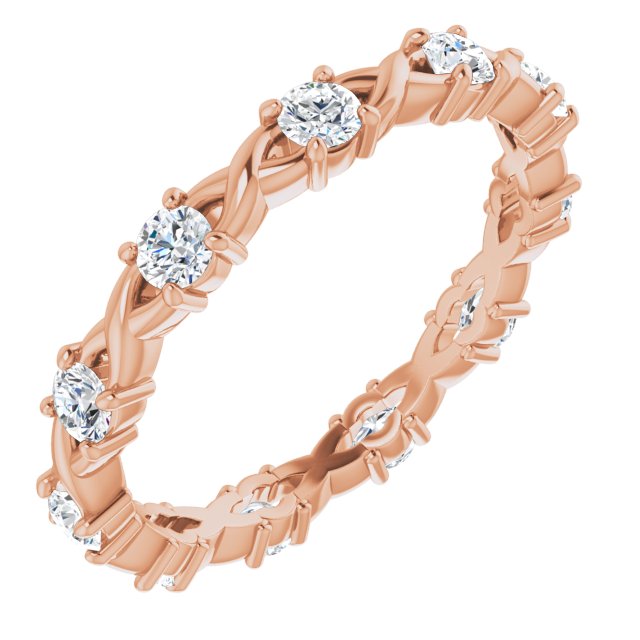 5/8 CTW Natural Diamond Eternity Band, 3.18 mm