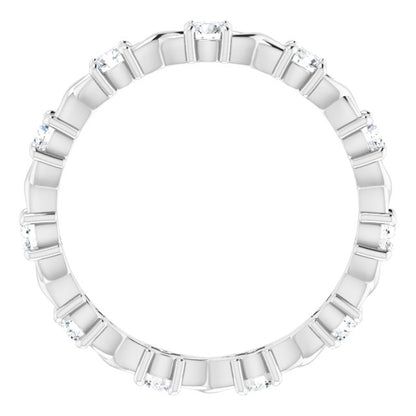 5/8 CTW Natural Diamond Eternity Band, 3.18 mm