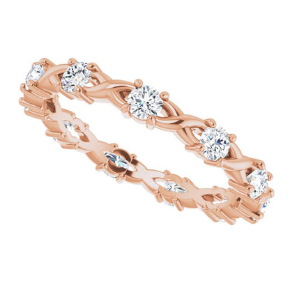 5/8 CTW Natural Diamond Eternity Band, 3.18 mm
