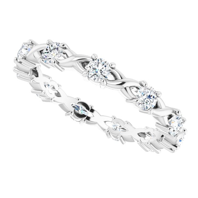 5/8 CTW Natural Diamond Eternity Band, 3.18 mm