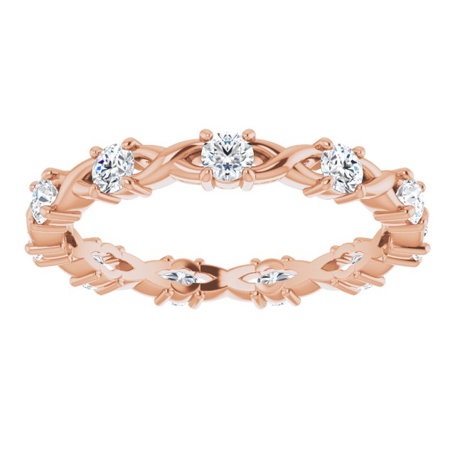 5/8 CTW Natural Diamond Eternity Band, 3.18 mm
