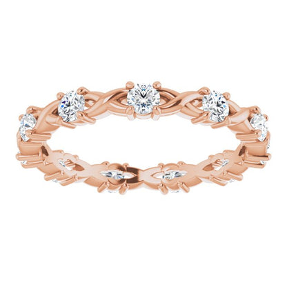 5/8 CTW Natural Diamond Eternity Band, 3.18 mm