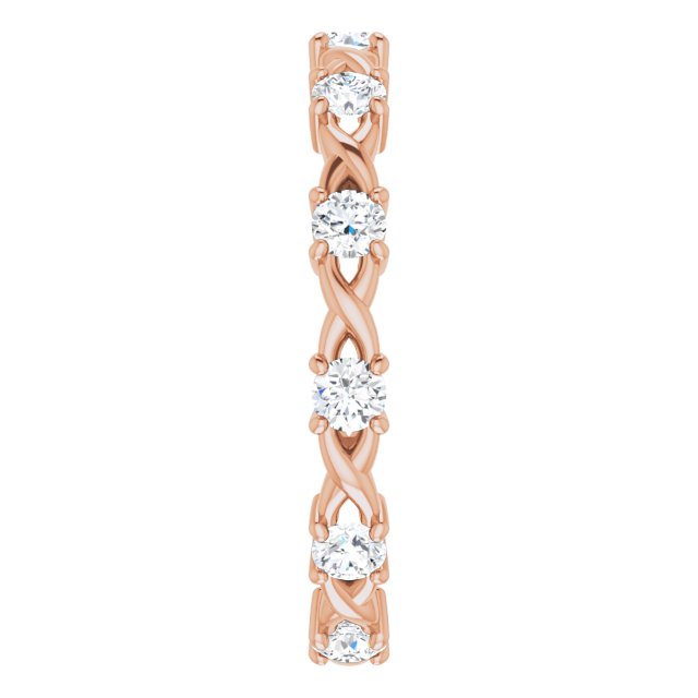 5/8 CTW Natural Diamond Eternity Band, 3.18 mm