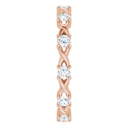 5/8 CTW Natural Diamond Eternity Band, 3.18 mm