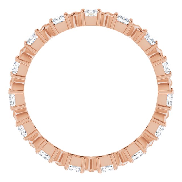 14K Rose Gold 1/2 CTW Natural Diamond Eternity Band