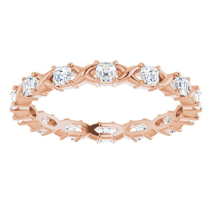 3/4 CTW Natural Diamond Eternity Band, 3.89 mm
