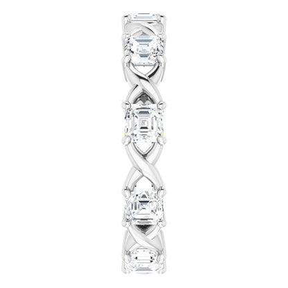 1 5/8 CTW Natural Diamond Eternity Band, 5.01 mm