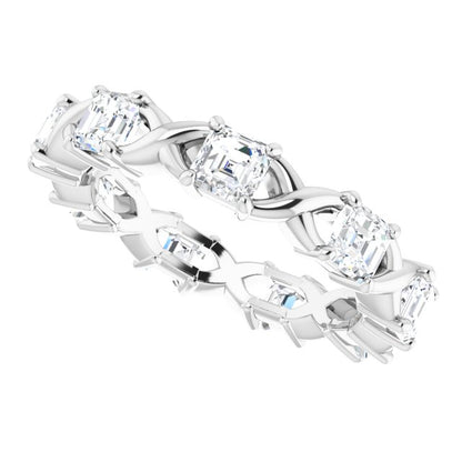 1 5/8 CTW Natural Diamond Eternity Band, 5.01 mm