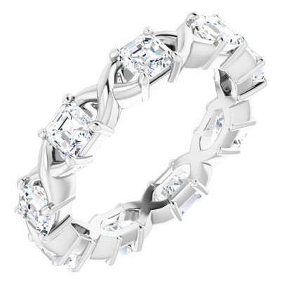 1 5/8 CTW Natural Diamond Eternity Band, 5.01 mm