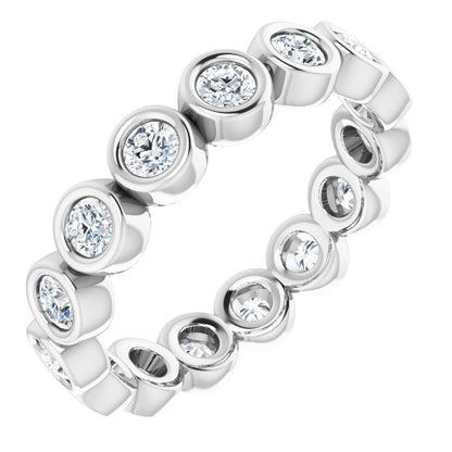 7/8 CTW Natural Diamond Eternity Band, 3 mm