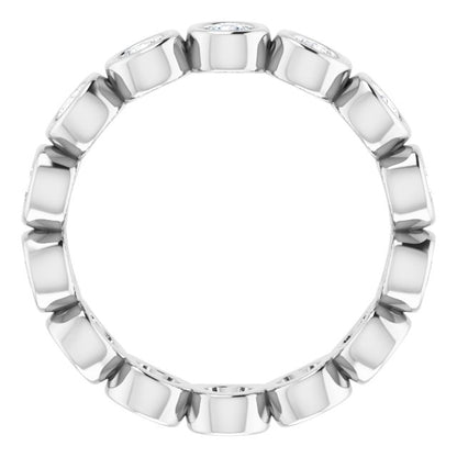 1 CTW Natural Diamond Eternity Band, 1.39 mm
