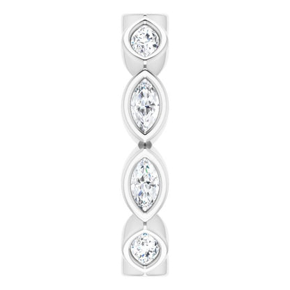 3/4 CTW Natural Diamond Eternity Band, 3.35 mm