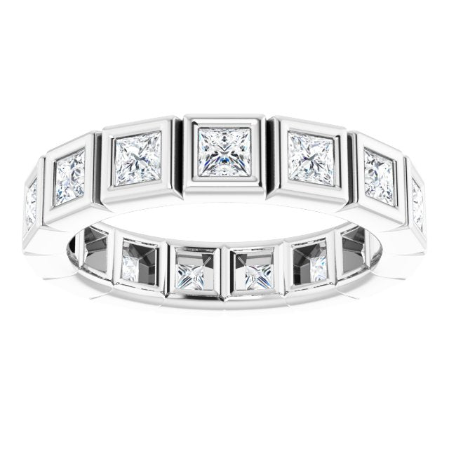 1 1/5 CTW Natural Diamond Eternity Band, 2.19 mm