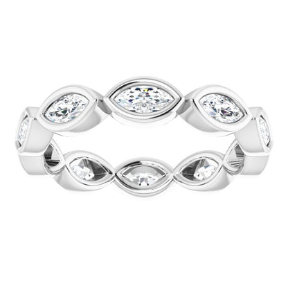 3/4 CTW Natural Diamond Eternity Band, 3.35 mm
