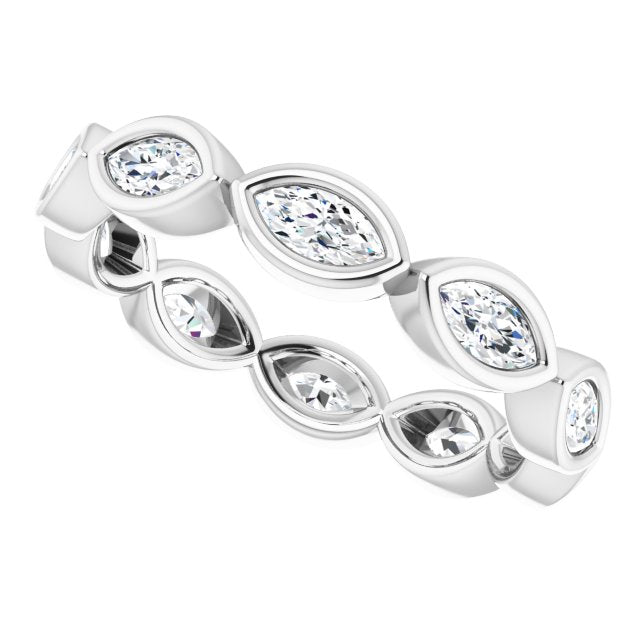 3/4 CTW Natural Diamond Eternity Band, 3.35 mm