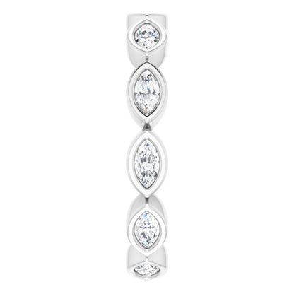 1/2 CTW Natural Diamond Eternity Band, 2.11 mm