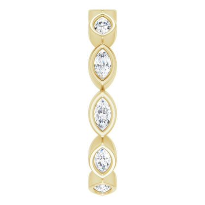 1/2 CTW Natural Diamond Eternity Band, 2.11 mm