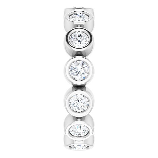 3/8 CTW Natural Diamond Eternity Band, 2 mm