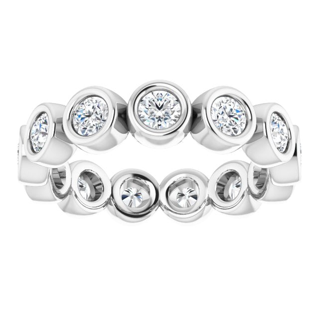 3/8 CTW Natural Diamond Eternity Band, 2 mm