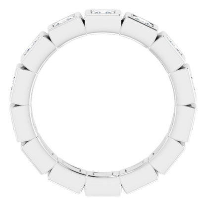 1 1/3 CTW Natural Diamond Eternity Band, 4.08 mm