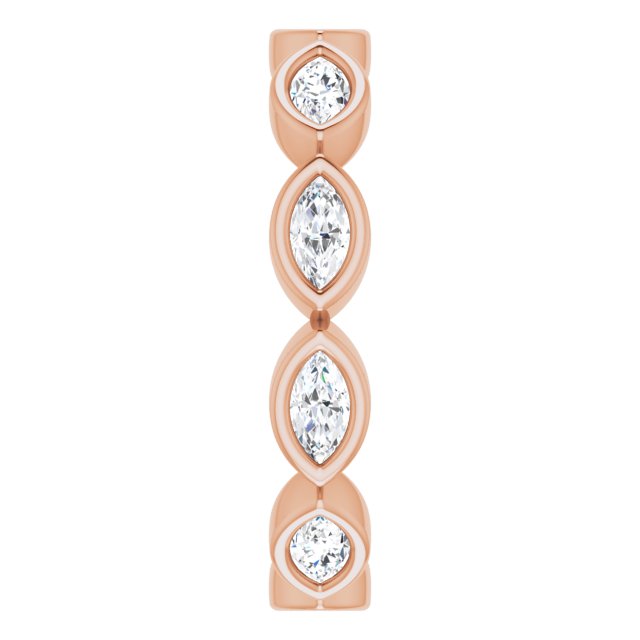 5/8 CTW Natural Diamond Eternity Band, 2.71 mm
