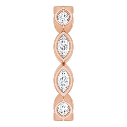 5/8 CTW Natural Diamond Eternity Band, 2.71 mm
