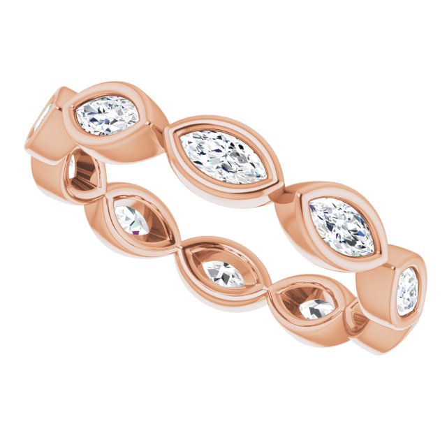 5/8 CTW Natural Diamond Eternity Band, 2.71 mm