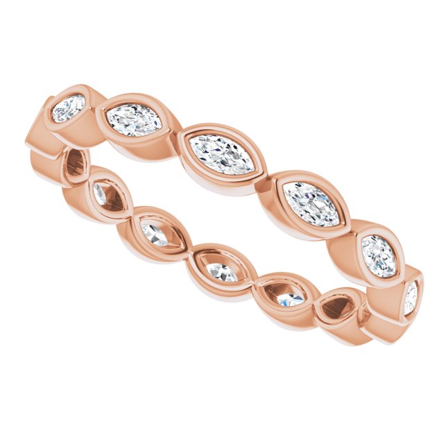 3/8 CTW Natural Diamond Eternity Band, 2 mm