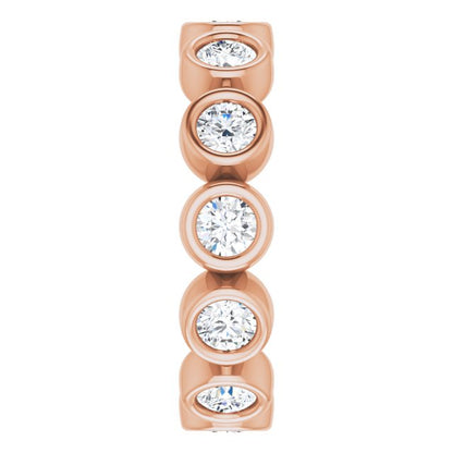 1 1/5 CTW Natural Diamond Eternity Band, 2.19 mm