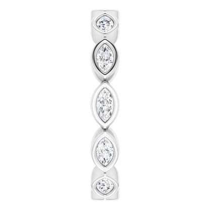1/2 CTW Natural Diamond Eternity Band, 2.11 mm