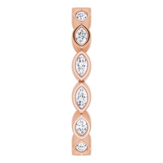 3/8 CTW Natural Diamond Eternity Band, 2 mm